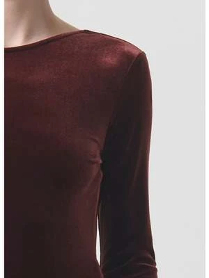 AGOLDECorrin Scoop Back Bodysuit - Chocolate Milk - Image 2