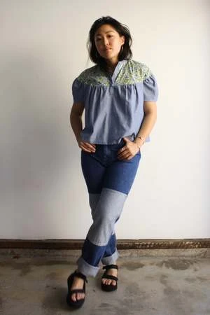 MyrtleAddie Blouse - School Stripe - Image 3