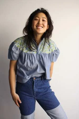 MyrtleAddie Blouse - School Stripe