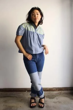 MyrtleAddie Blouse - School Stripe - Image 4