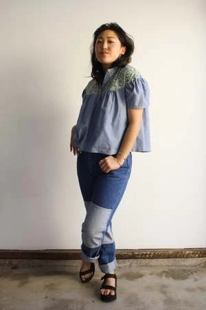 MyrtleAddie Blouse - School Stripe - Image 5