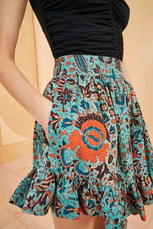 Ulla JohnsonAmbre Short - Jade - Image 2