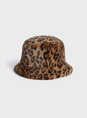 APPARISAmara Brady Faux Fur Bucket Hat - Leopard - Image 2