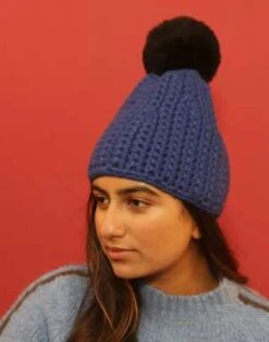 Ariana BohlingPiper Alpaca Beanie - Blue