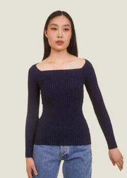 Giu GiuSapphire NONNA Florentine Top - Blue