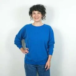 JungmavenBonfire Long Sleeve Raglan - Galaxy Blue