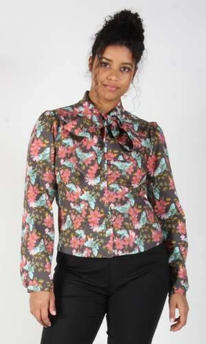 Birds Of North AmericaBos'n Bird Blouse - Luna Moth - Image 2
