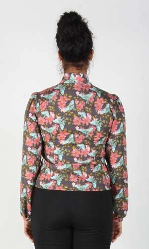 Birds Of North AmericaBos'n Bird Blouse - Luna Moth - Image 8