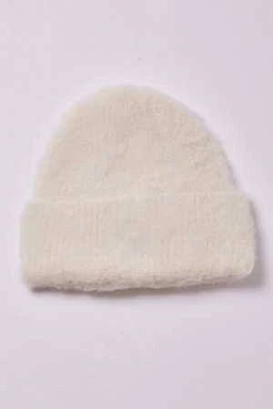 Atelier DelphineBrushed Beanie - Cream