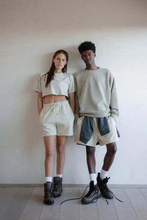 ELWOODElwood Core Sweatshort - Vintage Silk - Image 6