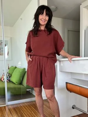 Black CraneCarpenter Shorts - Brick