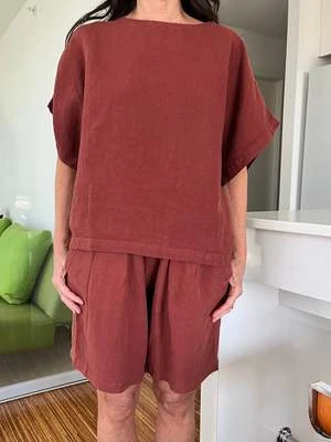 Black CraneCarpenter Shorts - Brick - Image 3