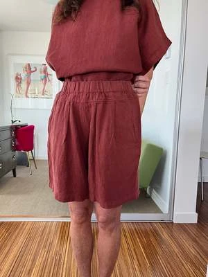 Black CraneCarpenter Shorts - Brick - Image 2