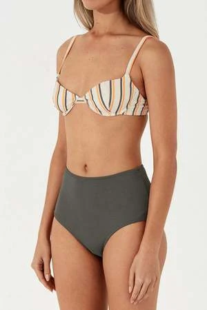 Zulu & ZephyrRib High Full Brief - Charcoal