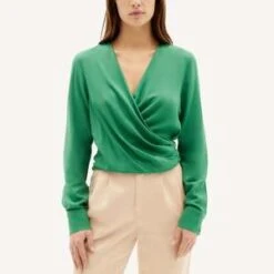 Thinking MUClover Dione Blouse - Green
