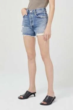 AGOLDEAgolde Dee Organic Cotton Short - Turmoil