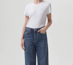 AGOLDEDrew Tee - White