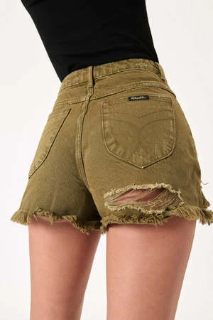 RollasDusters Short Layla - Army Green - Image 2