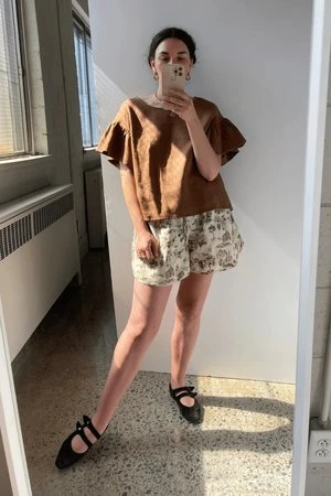 Eliza FaulknerRaffi Top - Cocoa - Image 7