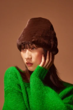 ClydeFaux Fur Toque - Mink