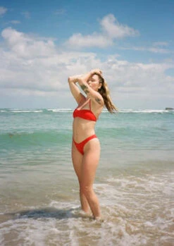 Em & MayFlo Bikini Bottom - Cherry