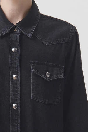 AGOLDEAgolde Glinda Shirt - Intense - Image 2