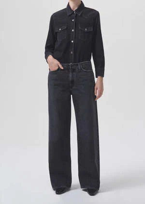 AGOLDEAgolde Glinda Shirt - Intense - Image 3