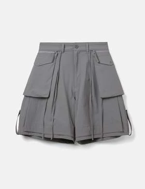 GOOPiMADEA). 11G DUET R-Shield Strap Shorts - Tech-Grey