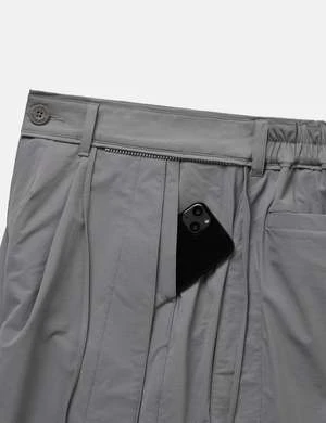 GOOPiMADEA). 11G DUET R-Shield Strap Shorts - Tech-Grey - Image 3