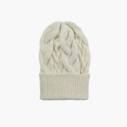 Gigi KnitwearGiGi Knitwear Cable Hat - Ivory
