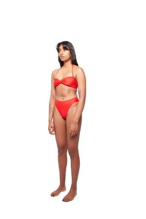 HauslabelTWISTED BIKINI TOP - REDCOAT - Image 5