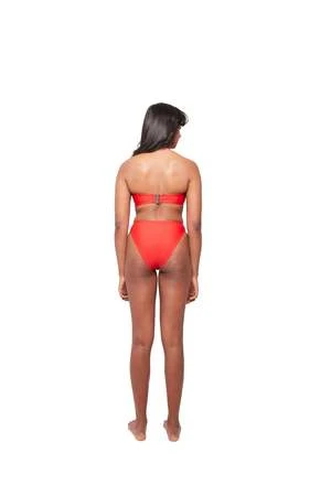 HauslabelTWISTED BIKINI TOP - REDCOAT - Image 6