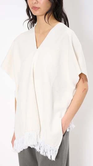 Lauren ManoogianHandwoven Tela Top - White/Natural - Image 5