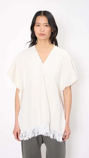 Lauren ManoogianHandwoven Tela Top - White/Natural - Image 4