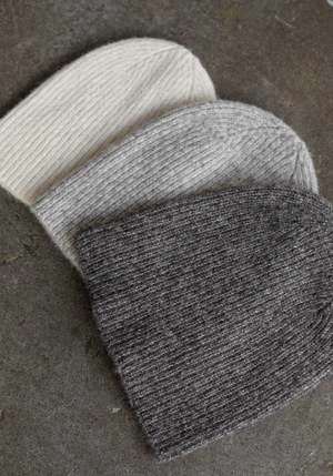 Concrete + WaterConcrete + Water James Beanie Alpa Cotton - Ivory - Image 2