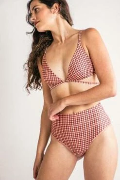 Clō StoriesCl Stories Jane Reversible High Waist Bottom - Multicolor Gingham