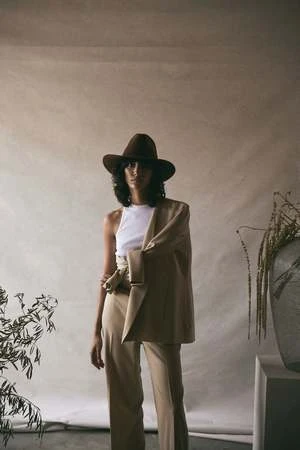 Janessa LeoneKit Hat - Oak - Image 3