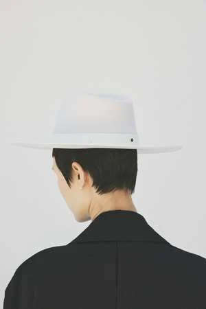 Janessa LeoneKorin Stiff Wool Hat - Off White - Image 6