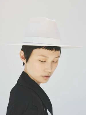 Janessa LeoneKorin Stiff Wool Hat - Off White - Image 4