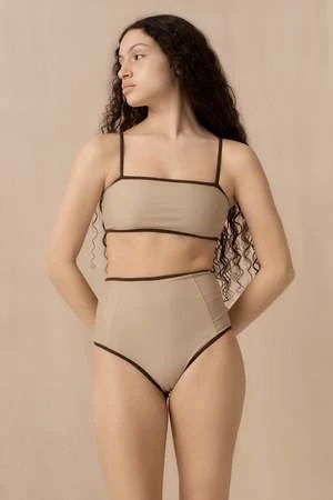 Hakea SwimJardin Bandeau Top - Piped