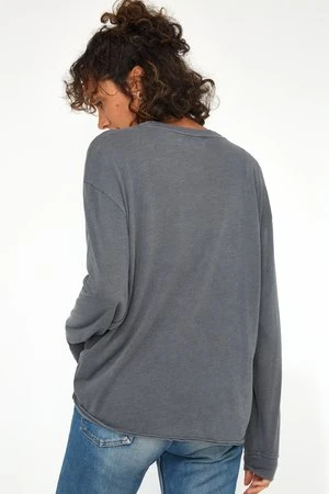 LACAUSA ClothingLongsleeve Crewneck - Slate - Image 4