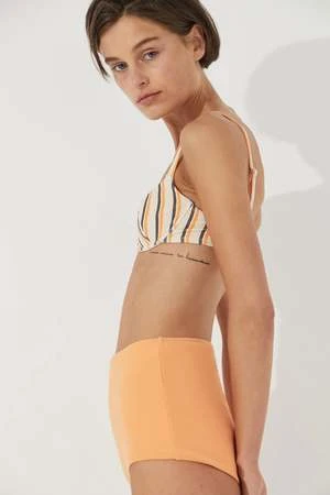 Zulu & ZephyrRib Balconette Bra Cup - Licorice Stripe - Image 4