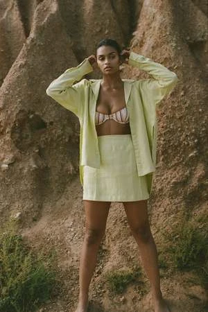 Zulu & ZephyrRib Balconette Bra Cup - Licorice Stripe - Image 8