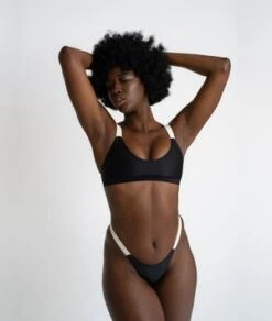 The Saltwater CollectiveLucy Bottom - Black/Ivory