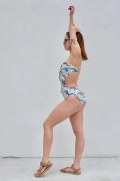 No.6Maddie Swimsuit - Mint Floral Camo