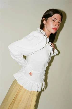 Maryam Nassir ZadehFaustina Top - White - Image 3