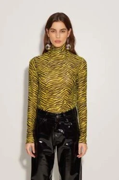 Simon MillerMesh Wendel Top - Zebra Stripe