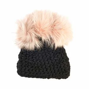 Mischa LampertXL Poms Crown Beanies - Dark Grey/arctic Pink - Image 7