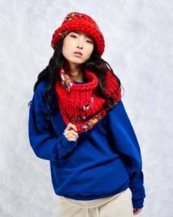 Mischa Lampertchroma Roll Beanie - Red