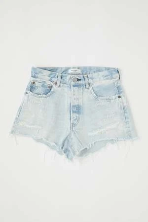 MOUSSYVellrock Shorts - Light Blue - Image 3